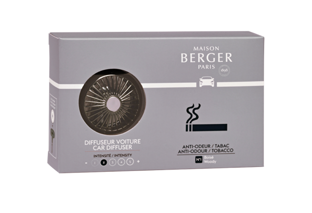 Автодиффузор-клипса Maison Berger антитабак (Anti-Odour/Tobacco)